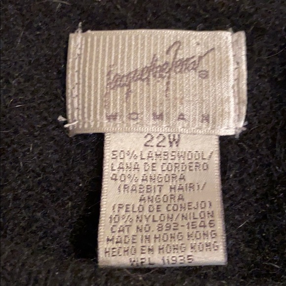 Jacqueline Ferrar lambswool angora black Sweater - Picture 6 of 9